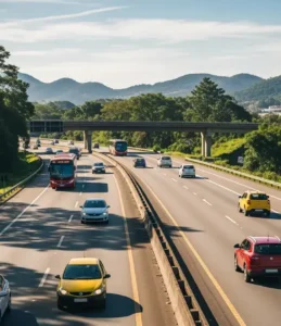 Qual é a distância entre Canoa Quebrada e Fortaleza?